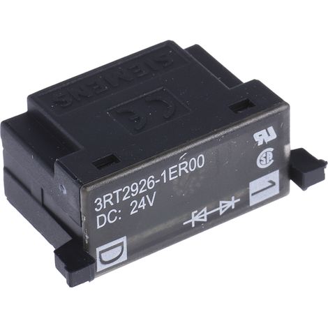 Protection contre les surtensions 3RT29261ER00 avec diode noir 1 pc(s) Siemens 3RT2926-1ER00