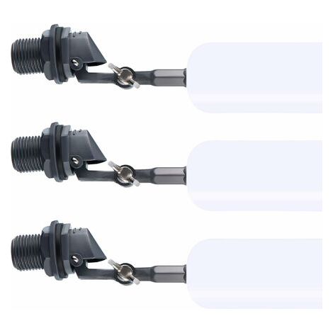 BUNTHAUS 3 Pièces Flotteur de Boule d'eau Fiable Fermer 1/2 Pouce Remplir Le Réservoir d'eau de l'Humidificateur, Robinet à Tournant Sphérique, Soupape de Rechange pour Flotteur d'Étang (1/5)