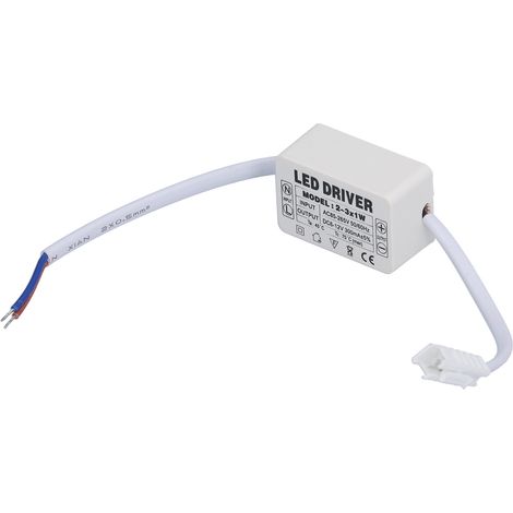 Driver LED a corrente costante da 300 mA, alta potenza, uscita CA 85-265 V, connettore CC 6-12 V per prodotti di illuminazione. (1/5)