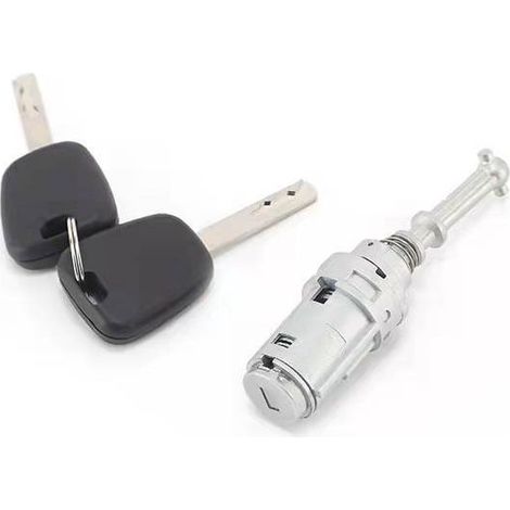 INHHUB Lock Kit + Cylinder for Citroen C2 C3 C3 PLURIEL Front Left Door + 2 Keys - INHHUB (1/5)