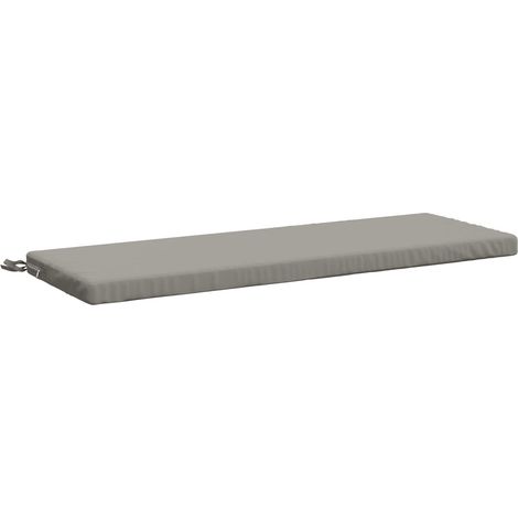 Bench Cushion SOEST 100% Polyester Grey 100 x 40 x 5 cm vidaXL (1/5)