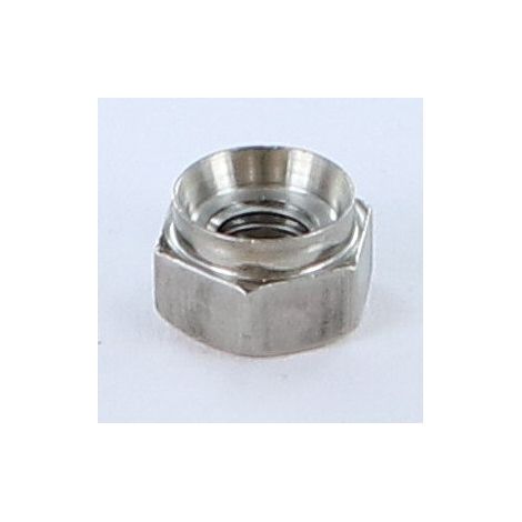 Ecrou à riveter Hexagonal M8 Epaisseur tole 10 Inox A2-30 pièces