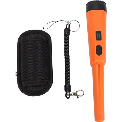 Détecteur de métaux portable jaune pour enfants, tige de positionnement à balayage rapproché, détection manuelle (1/5)