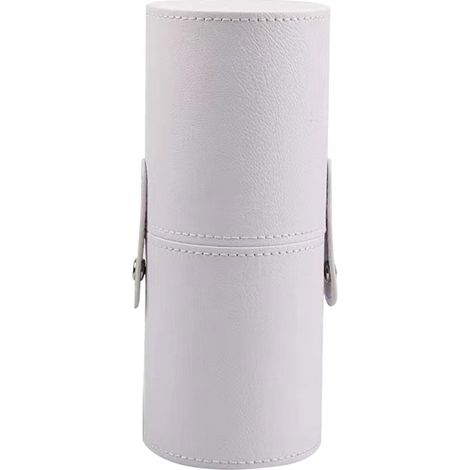Boîte de rangement portable pour pinceaux de maquillage en cuir PU à boucle dissimulée quatre couleurs (1/5)