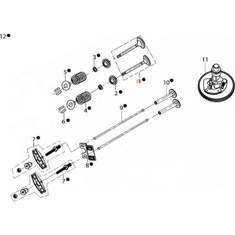 KIT DE VÁLVULA DE ADMISIÓN/ESCAPE EMAK ORIGINAL L66150782