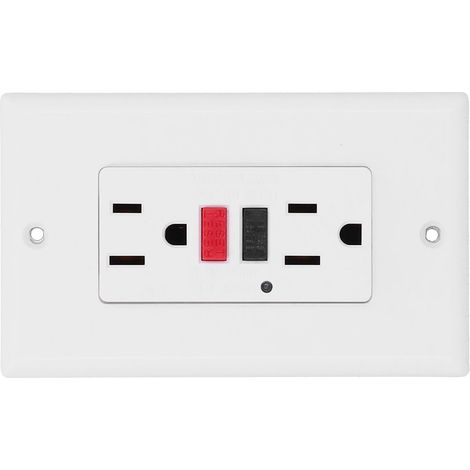 Prise murale américaine GFCI intelligente avec protection contre les fuites à la terre, interrupteur et interrupteur AC120V LD‑3003 (1/5)
