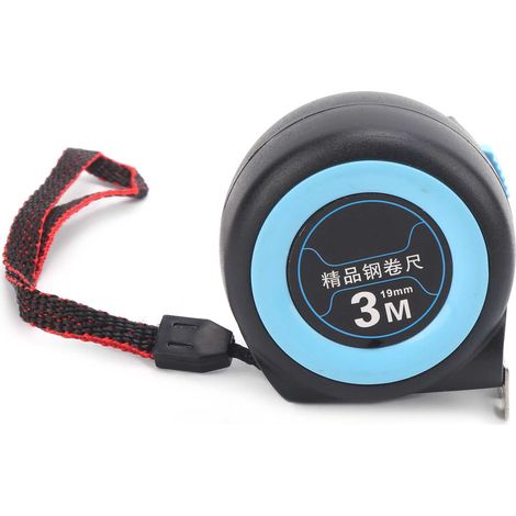 Mètre ruban rétractable épais à verrouillage automatique, précis pour menuiserie et bricolage, 3 mètres x 19 mm