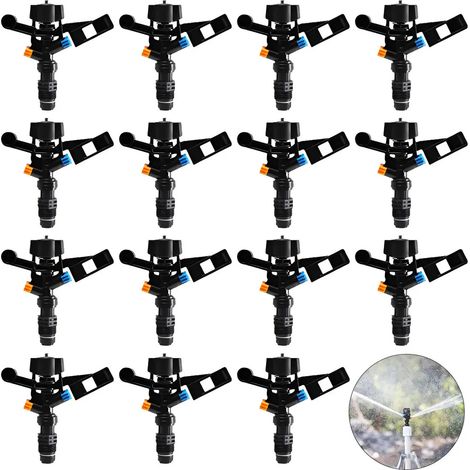 Arroseur en plastique L 12 900 lh double buse diamtre 20 m 15 y (1/5)