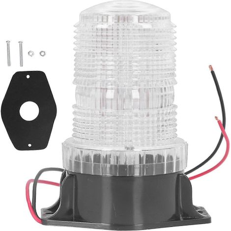 Feu clignotant à LED pour chariots élévateurs, feu de signalisation pour la sécurité et les situations d'urgence, étanche IP65, 10–110 V CC