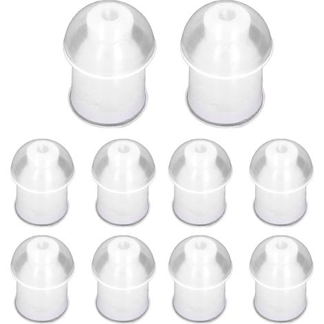 Packung mit 10 weichen Silikon-Ohrstöpseln für Walkie-Talkie-Headsets. (1/5)