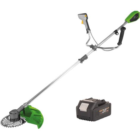 Desbrozadora a batería Procraft PTA-31-BB de 20 V, 420 mm, sin escobillas + 1 batería de 4,0 Ah - sin cargador (1/3)