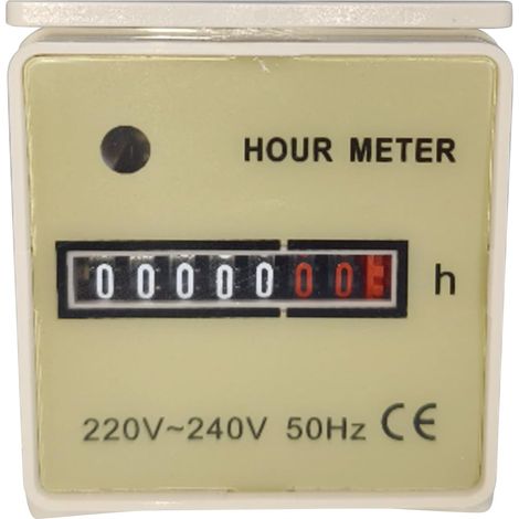 Compteur mécanique hermétique électronique carré, numérique (1/5)