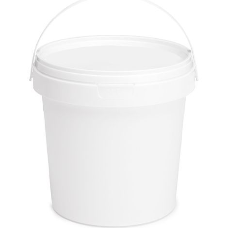 Garronda Eimer mit Deckel 1 L 1 Stück GD-0112 Weiß (1/5)