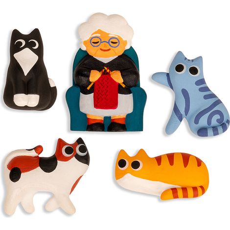 Cat Lady Magnets