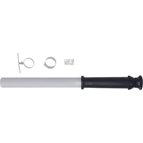 Vaillant Passaggio tetto verticale turboTEC Guida aria/gas di scarico, 60/100 mm, nero, 303830