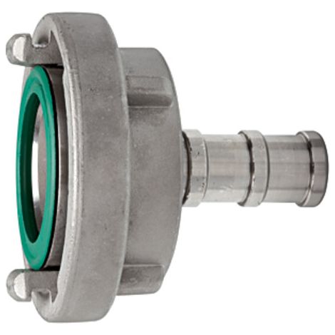 Riegler Storz-Kupplung, Stutzen, drehbar, ES V4A, Storz-Größe 25-D, LW 25 (1/2)