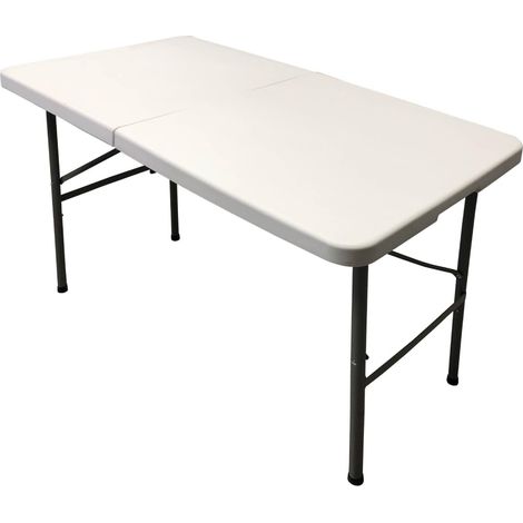HomeLux 710090 Tavolo Pieghevole in Resina, Multicolore, 122 x 61 x 74 cm (1/5)
