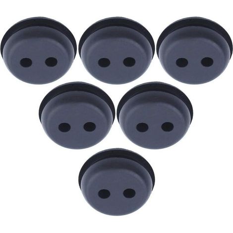 Réservoir de carburant Oeillet en caoutchouc pour trou 2 trous 21 mm (13/16 ") Coupe-herbe mangeur de mauvaises herbes Kit de remplacement (1/5)