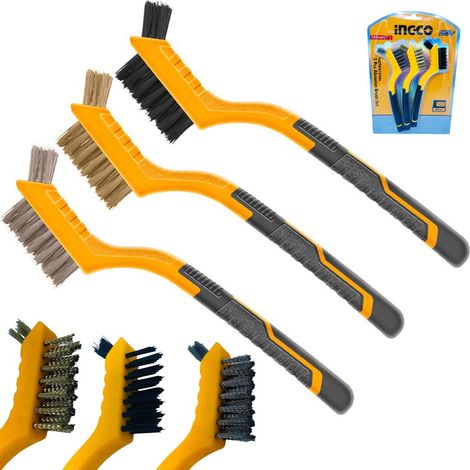 SET 3 SPAZZOLE 180MM - HKTWB10306 INGCO (1/4)