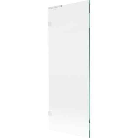 Mexen Lunar L mampara de bañera de 1 hoja 70 x 150 cm, transparente, blanco - 897L-070-000-20-00 (1/5)