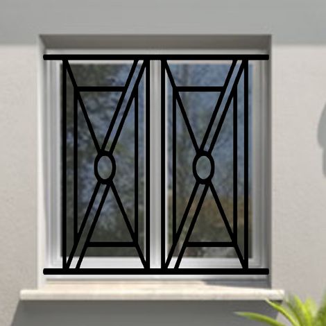 Grille de Defense Octune pour Fenetre H= 45 cm x L= 100 cm (côte tableau)