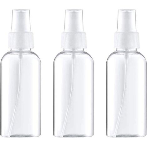 Lot de 3 mini flacons pulvérisateurs à brume fine de 30 ml en plastique, bouchon pulvérisateur à pompe, flacons pulvérisateurs a (1/5)