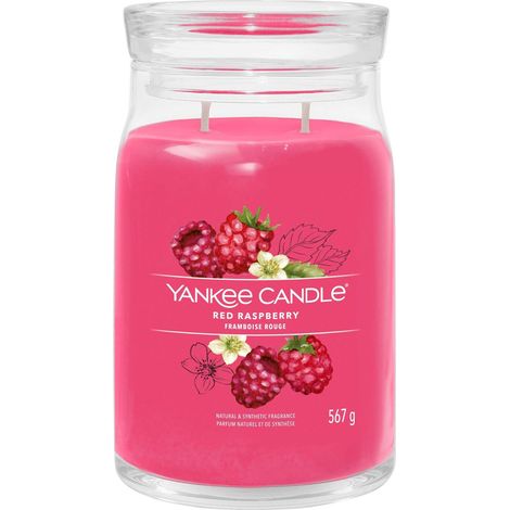 Yankee Candle Duftkerze „Rote Himbeere“, 567 g (1/4)