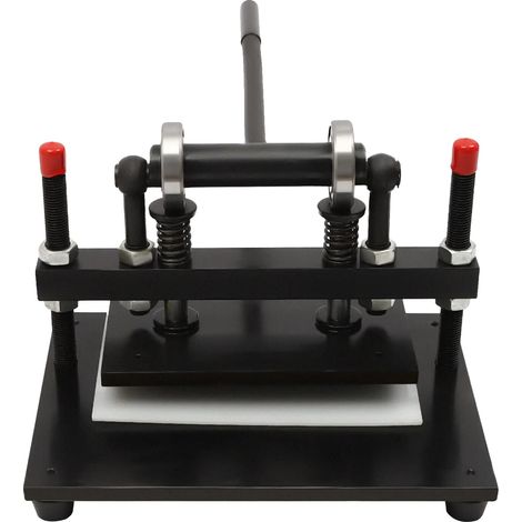 Leder-Stanzmaschine, hohe Haltbarkeit, einstellbarer Druck, schwarz (1/2)