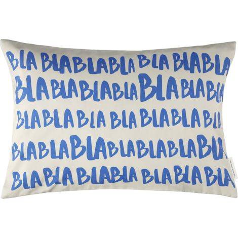TOM TAILOR funda de cojín BLABLA - 1 unidad 60x40 cm, Azul