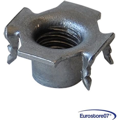 FONDELLO ACCIAIO TIPO 'RAGNO' ø mm.8 MA x ø mm.24x17h IN acciaio zincato PZ 200 (1/2)