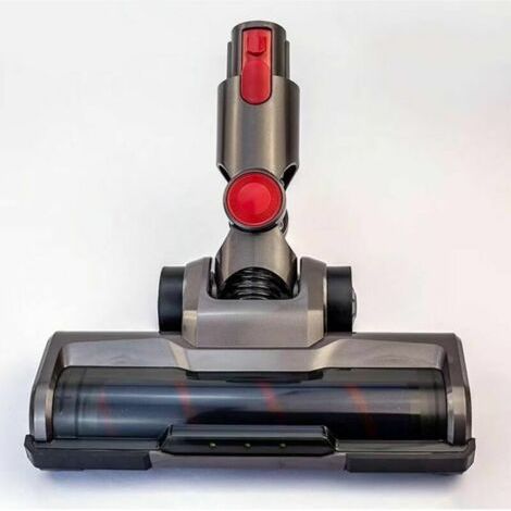 Brosse Rotative Motorisée Électrique Turbo compatible pour Dyson V7 DC58 DC62 DC74 V7 V8 V10 Dégagement Rapide avec Rouleau Poils Durs pour Parquet avec Lumière LED Automatique (1/2)
