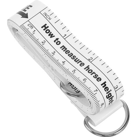 Mètre Ruban pour Animaux 2,5m en Pvc Portable et Précis pour Mesurer Hauteur et Poids Bétail, Léger et Souple, pour Ferme et Élevage (1/5)