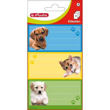 Adesivi scolastici per gattini/cagnolini