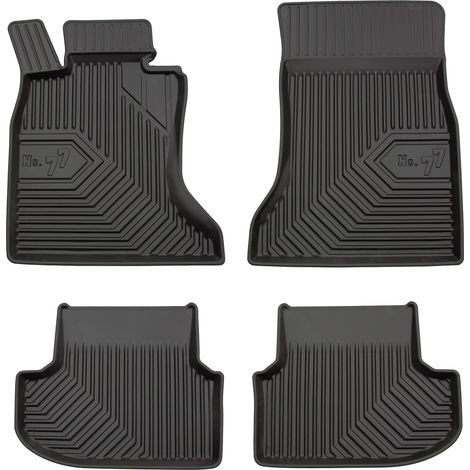 Tapis de Sol de Voiture pour BMW Série 5 F10 F11 2013-17 FL xDrive TPE Noir 4Pcs (1/5)