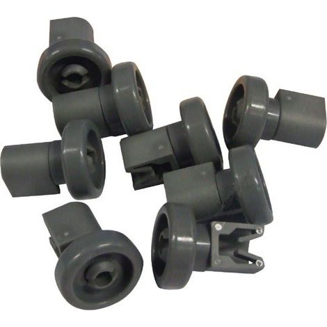 JUEGO DE RUEDAS CESTA SUP GRIS (8X) PARA LAVAVAJILLAS ELECTROLUX