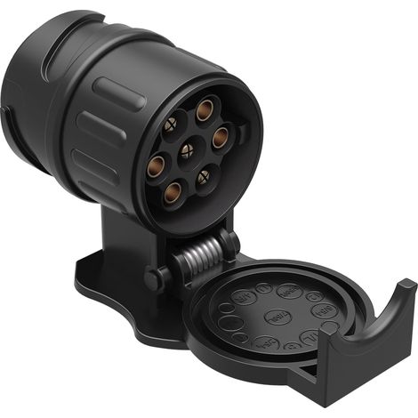 Adattatore rimorchio 13 poli a 7 poli 12V per auto, portabici e carrello appendice (1/5)