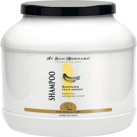 Champú Iv San Bernard de banana para perros de pelo medio 3 litros Oferta exclusiva