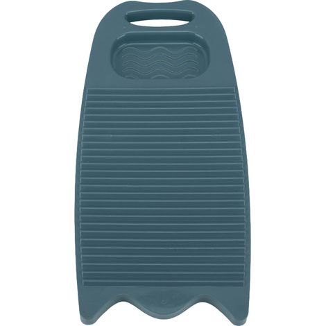 Planche à laver les mains en plastique avec porte-savon, bleue (1/5)