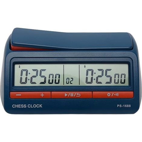 Horloge d'échecs numérique, minuteur d'échecs international professionnel, minuteur de compte à rebours ABS pour jeux d'échecsma (1/5)