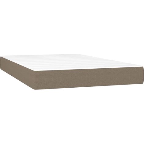 Materasso a Molle Insacchettate Rigidità Media Grigio Tortora 120x200x20 cm vidaXL (1/5)
