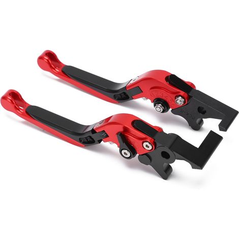 2 leviers de frein et d'embrayage réglables en alliage d'aluminium CNC pour moto ADV150 2019-2021 (rouge) (1/5)
