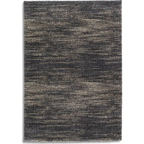 ASTRA Tapis «Savona» marron/anthracite 67 x 130 cm à poils doux (1/5)