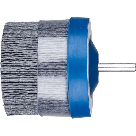 PFERD TOOLS COMPOSITE Tellerbürste DBUR Ø 63 mm Schaft-Ø6 mm SiC-Filament-Ø 1,00mm Korn 120 stationär