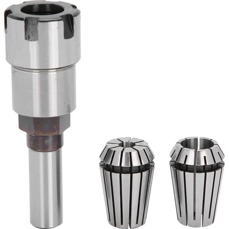 3-teiliges Set Spannzangenfutter-Fräser (6,5 mm + 13 mm) + Verlängerungsstange 1/2"-Schaft CNC-Drehwerkzeug (1/5)