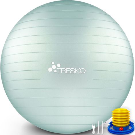 TRESKO Palla Fitness, Palla Pilates Anti-Scoppio 55cm/65cm/75cm/85cm 85cm