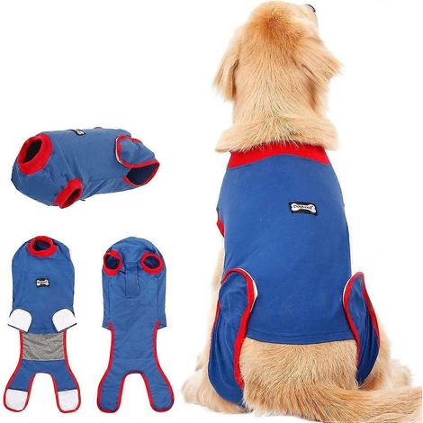 Combinaison de récupération post-opératoire pour chiens et chats (2024Pets), gilet de convalescence pour plaies abdominales (petits chiens et chats mâles et femelles). (1/5)