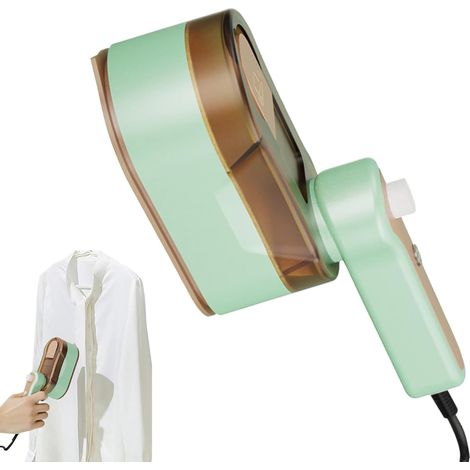Vaporizador de viaje con mango giratorio de 180° para camisas, ropa, bolsos, maletas, hogar, negocios, vacaciones.