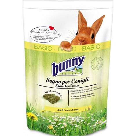 Bunny Nature Sogni per Conigli Basic - Sacco 1,5 Kg -