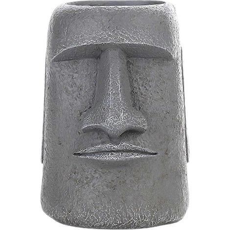 Pot de fleurs inspiré des statues de l'île de Pâques, contenant à fleurs, pot de fleurs décoratif pour la maison (1/5)