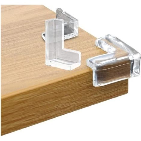 12pcs Protection Coin de Table,Protecteur d'angle de Meuble Transparent,Fort Protege Coins de Meubles sécurité domestique (1/4)